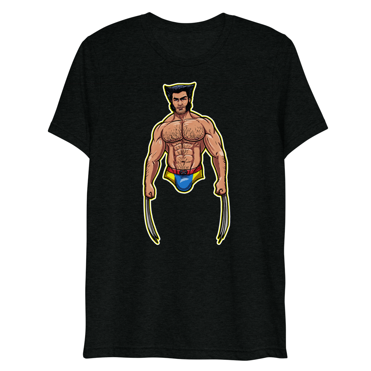 Adamantium Hands (Triblend)-Triblend T-Shirt-Swish Embassy