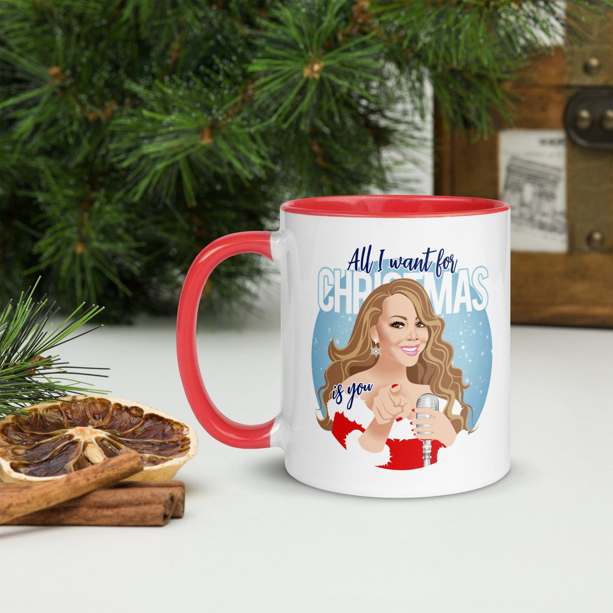 All I Want (Christmas Mug)-Mugs-Swish Embassy