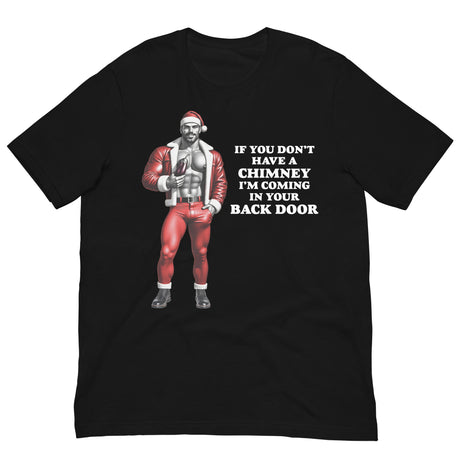 Backdoor Chimney-Christmas T-Shirts-Swish Embassy