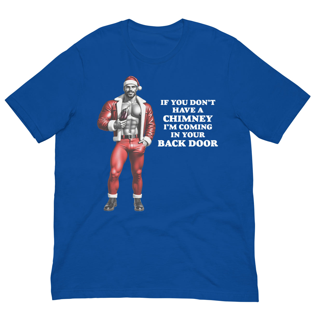 Backdoor Chimney-Christmas T-Shirts-Swish Embassy