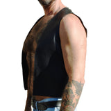 Bar Vest (Leather)-Leather-Swish Embassy