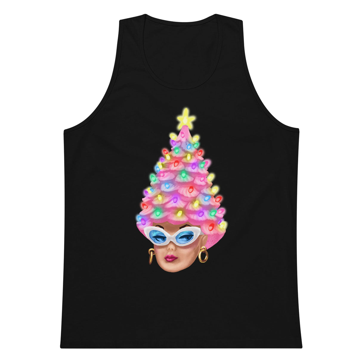 BarbenTree (Tank Top)-Christmas Tank Tops-Swish Embassy
