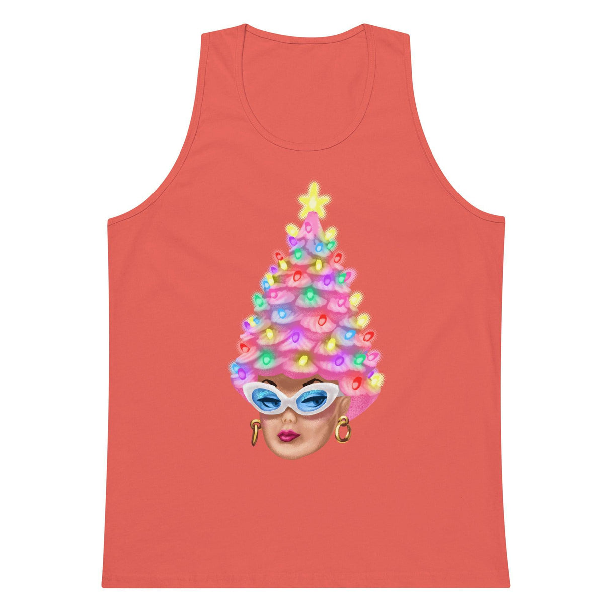 BarbenTree (Tank Top)-Christmas Tank Tops-Swish Embassy