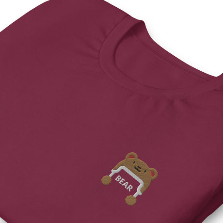 Bear Hat (Bear)-Christmas T-Shirts Embroidery-Swish Embassy