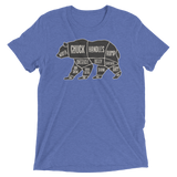 Bear's Anatomy (Triblend)-Triblend T-Shirt-Swish Embassy