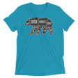 Bear's Anatomy (Triblend)-Triblend T-Shirt-Swish Embassy