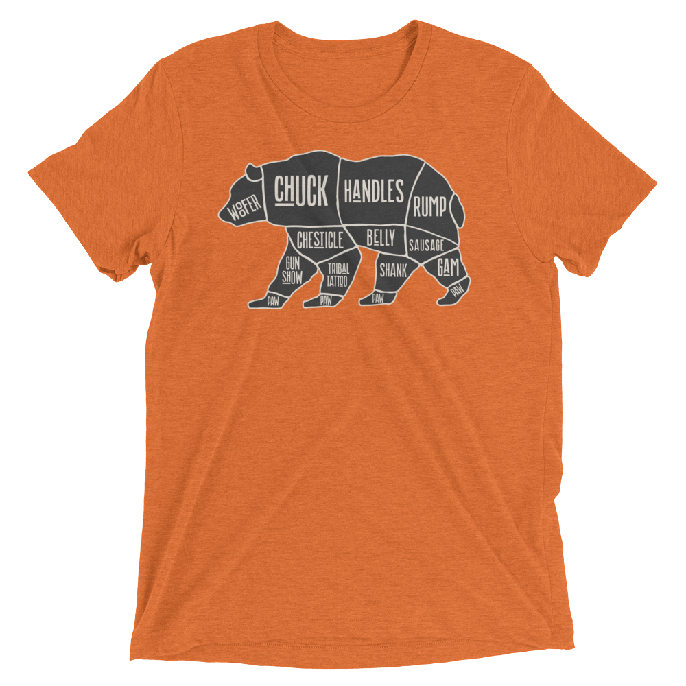 Bear's Anatomy (Triblend)-Triblend T-Shirt-Swish Embassy