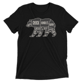 Bear's Anatomy (Triblend)-Triblend T-Shirt-Swish Embassy