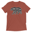 Bear's Anatomy (Triblend)-Triblend T-Shirt-Swish Embassy