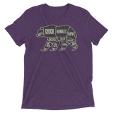 Bear's Anatomy (Triblend)-Triblend T-Shirt-Swish Embassy