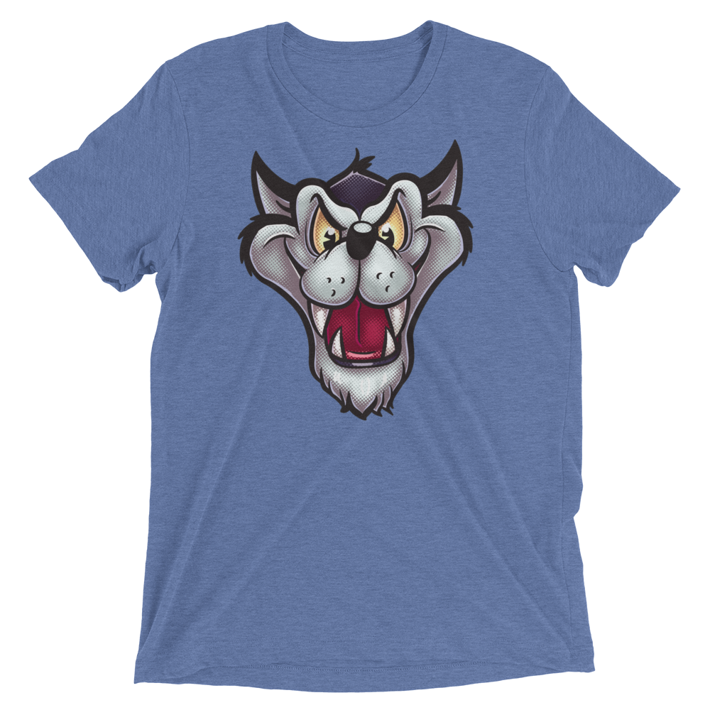 Big Bad Wolf (Triblend)-Triblend T-Shirt-Swish Embassy