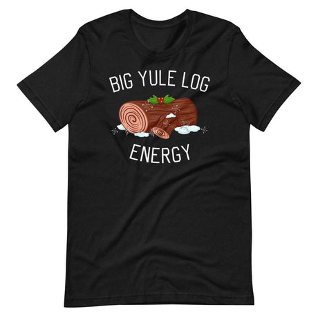 Big Yule Log Energy-T-Shirts-Swish Embassy