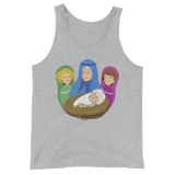 Birth of Cheesecake (Tank Top)-Christmas Tank Tops-Swish Embassy
