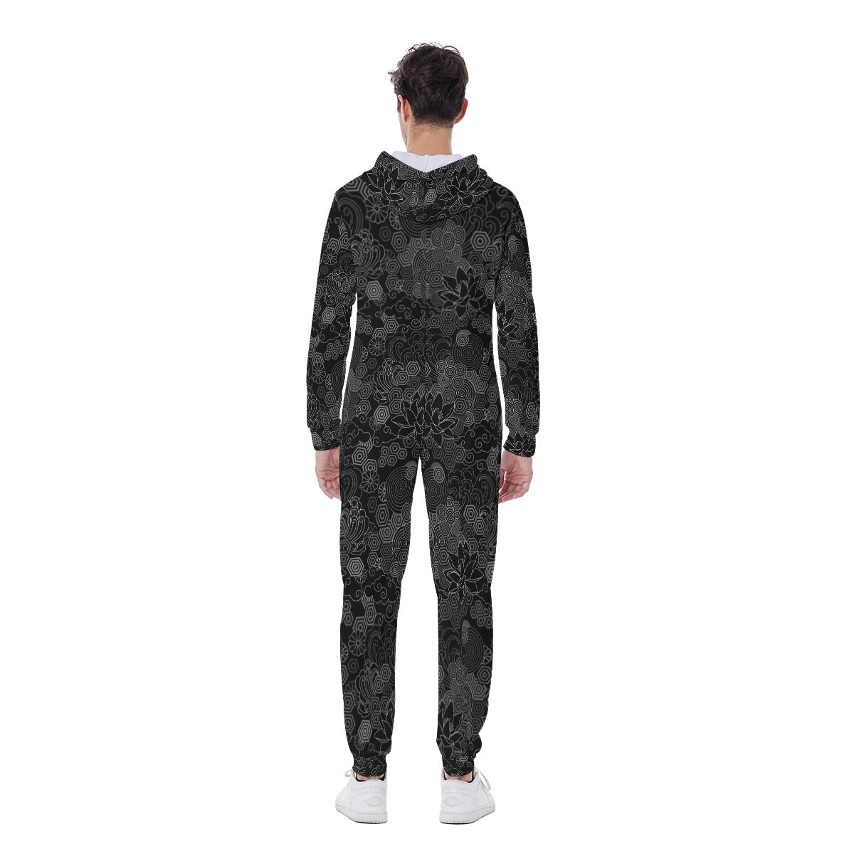 Black Lotus (AOP Union Suit)-AOP Union Suit-Swish Embassy