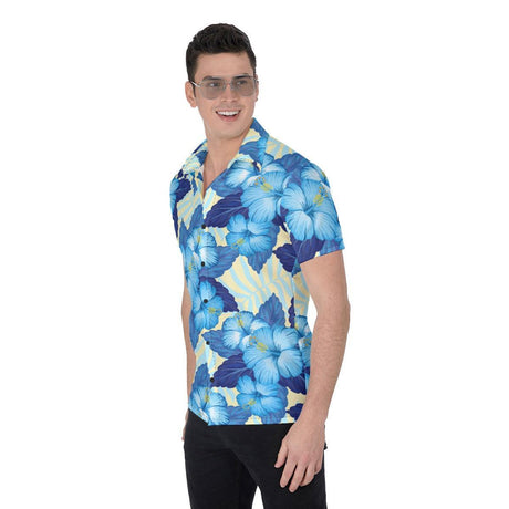 Blue Hawaii (Button Shirt)-Button Shirt-Swish Embassy