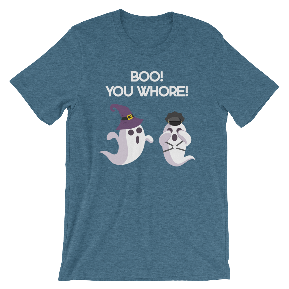 Boo! You Whore!-T-Shirts-Swish Embassy