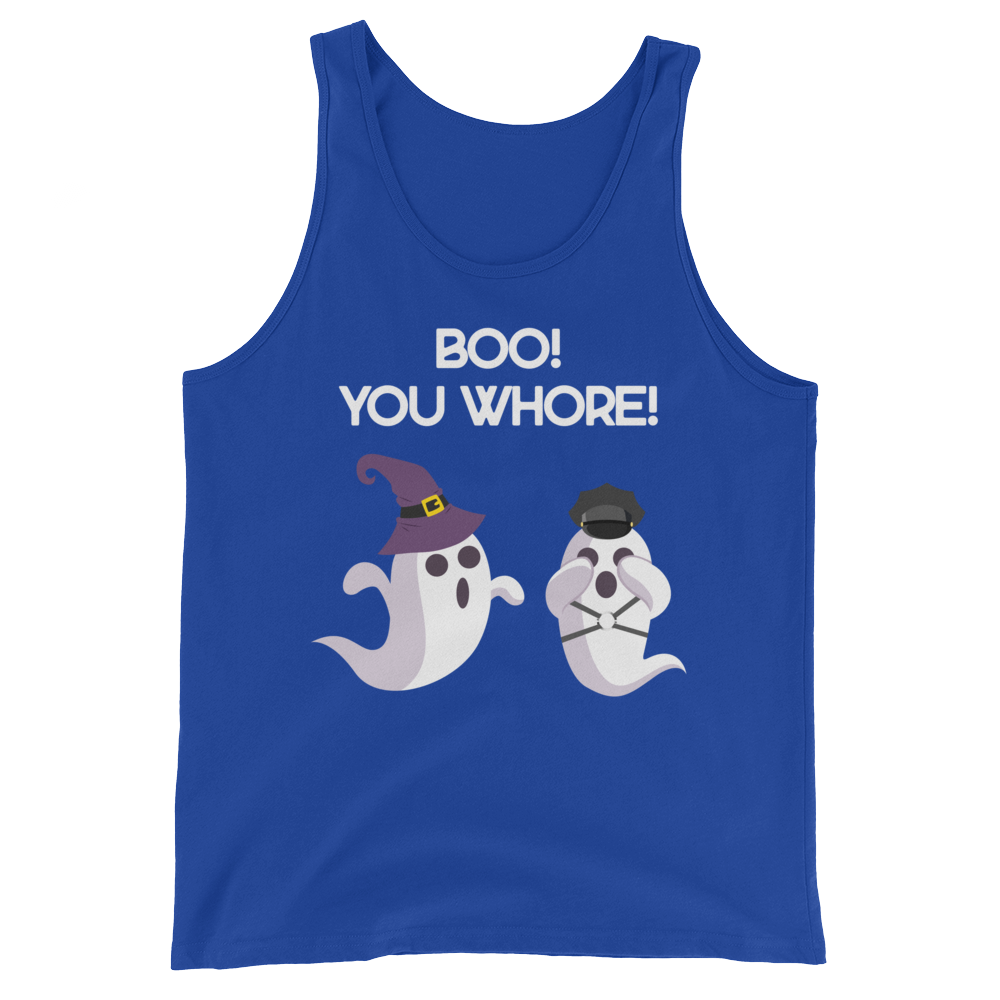 Boo! You Whore! (Tank Top)-Tank Top-Swish Embassy