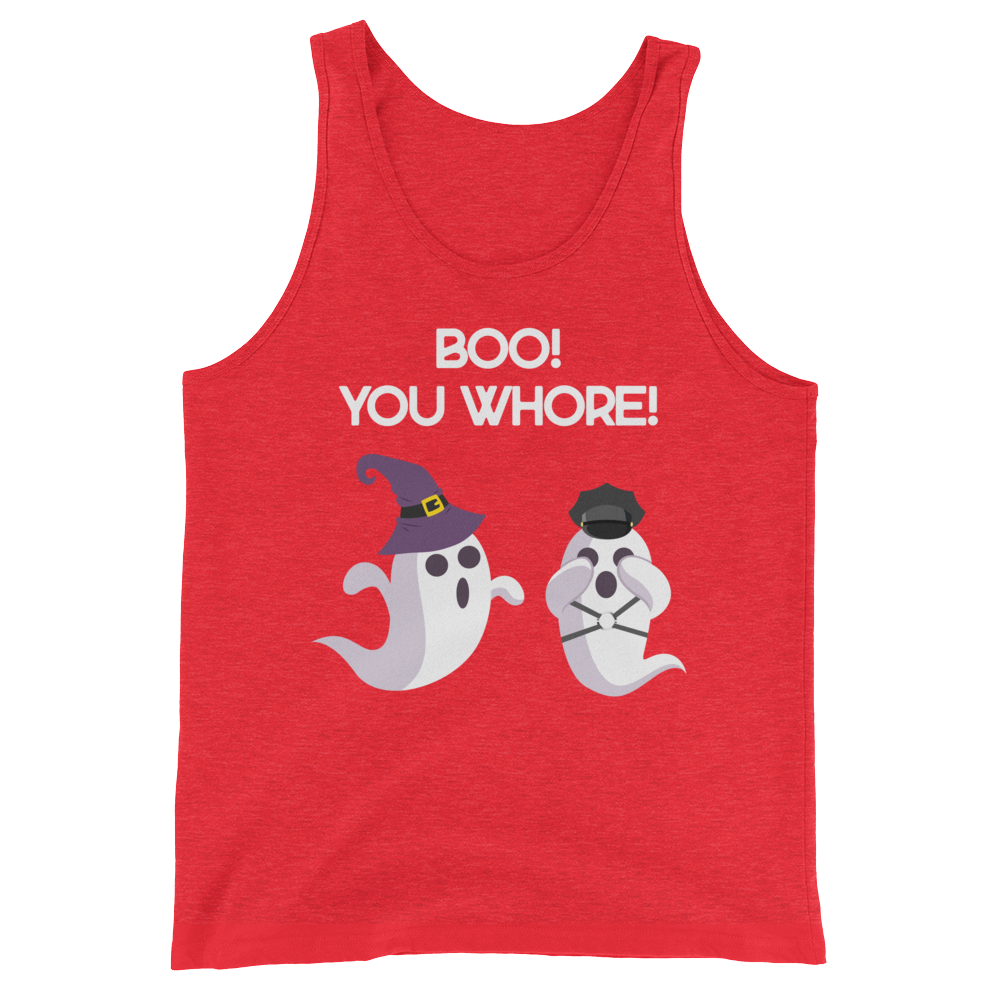 Boo! You Whore! (Tank Top)-Tank Top-Swish Embassy