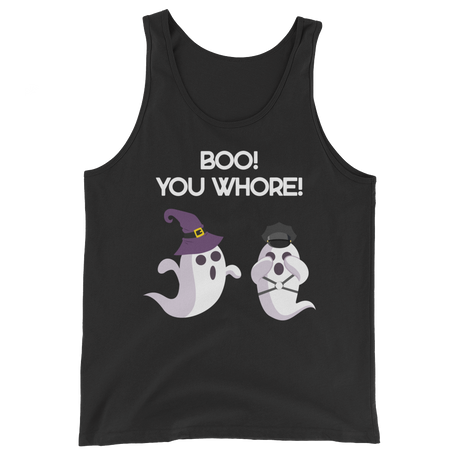 Boo! You Whore! (Tank Top)-Tank Top-Swish Embassy