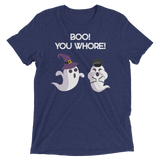 Boo! You Whore! (Triblend)-Triblend T-Shirt-Swish Embassy