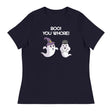 Boo You Whore! (Women's Relaxed T-Shirt)-Women's T-Shirts-Swish Embassy