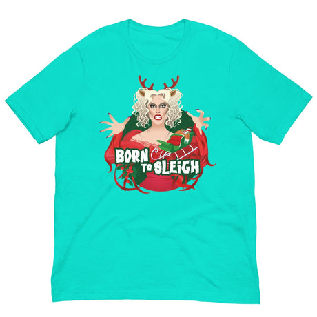 Born to Sleigh-Christmas T-Shirts-Swish Embassy