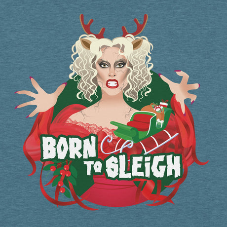 Born to Sleigh-Christmas T-Shirts-Swish Embassy