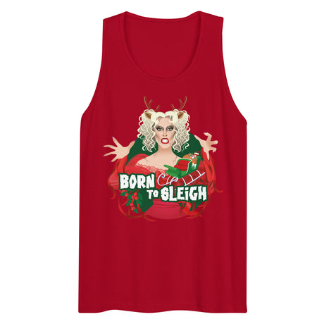 Born to Sleigh (Tank top)-Tank Top-Swish Embassy