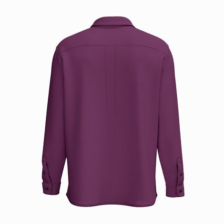 Cabernet Daddy (Cotton Long Sleeve Button Shirt)-Cotton Long Sleeve Button Shirt-Swish Embassy