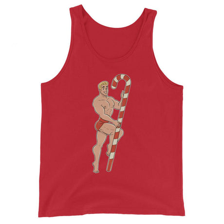 Candy Cane Crush (Tank Top)-Christmas Tanks-Swish Embassy