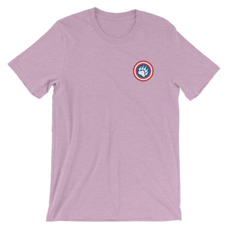 Cap'n Ameribear (Embroidered T-Shirt)-Embroidered T-Shirts-Swish Embassy