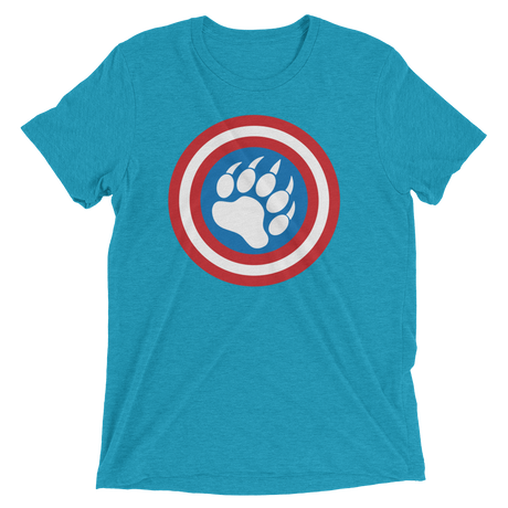 Cap'n Ameribear (Triblend)-Triblend T-Shirt-Swish Embassy