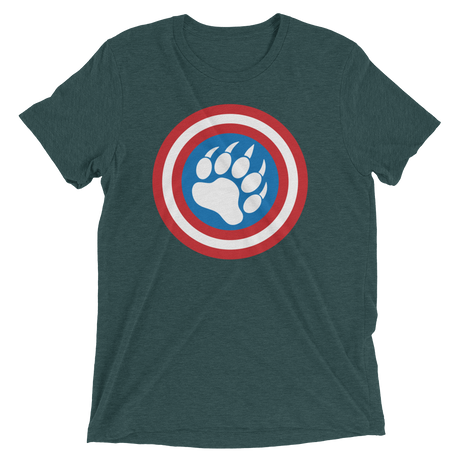 Cap'n Ameribear (Triblend)-Triblend T-Shirt-Swish Embassy