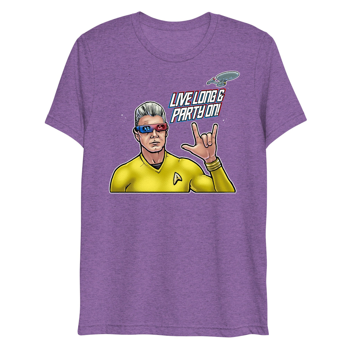 Captain Daddy (Triblend)-Triblend T-Shirt-Swish Embassy