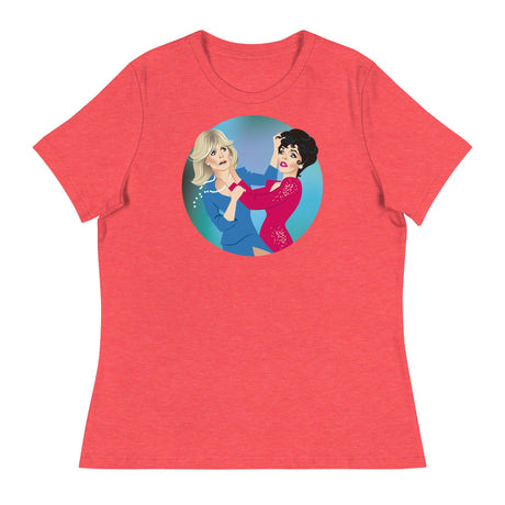 Cat Fight (Women's Relaxed T-Shirt)-Women's T-Shirts-Swish Embassy