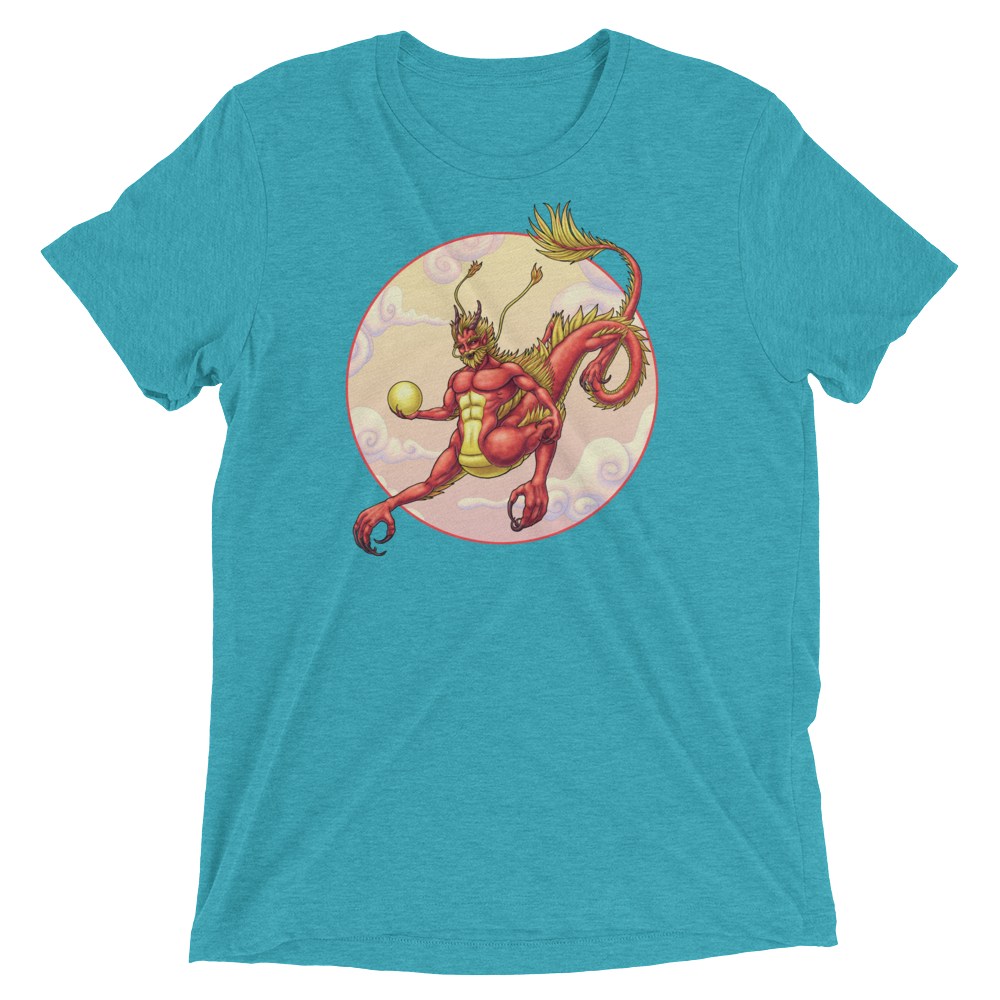 Centaur Dragon (Triblend)-Triblend T-Shirt-Swish Embassy