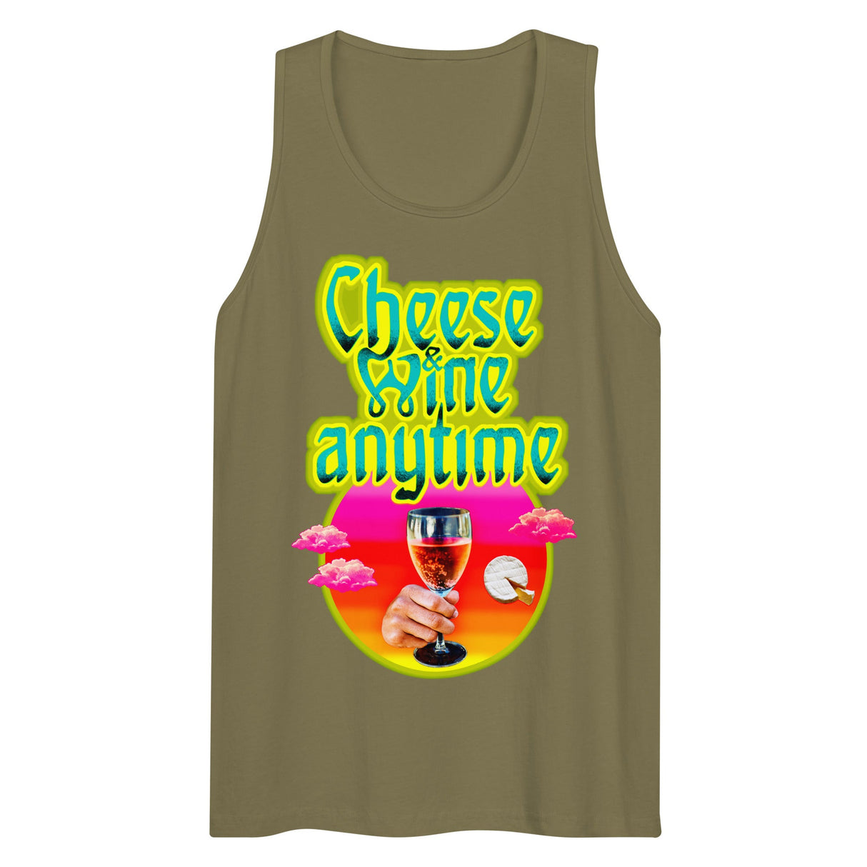 Cheese and Wine (Tank Top)-Tank Top (Staging)-Swish Embassy