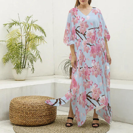 Cherry Blossom (Kaftan)-Kaftan-Swish Embassy