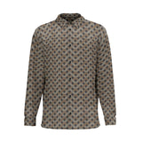 Chevron (Cotton Long Sleeve Shirt)-Cotton Long Sleeve Button Shirt-Swish Embassy