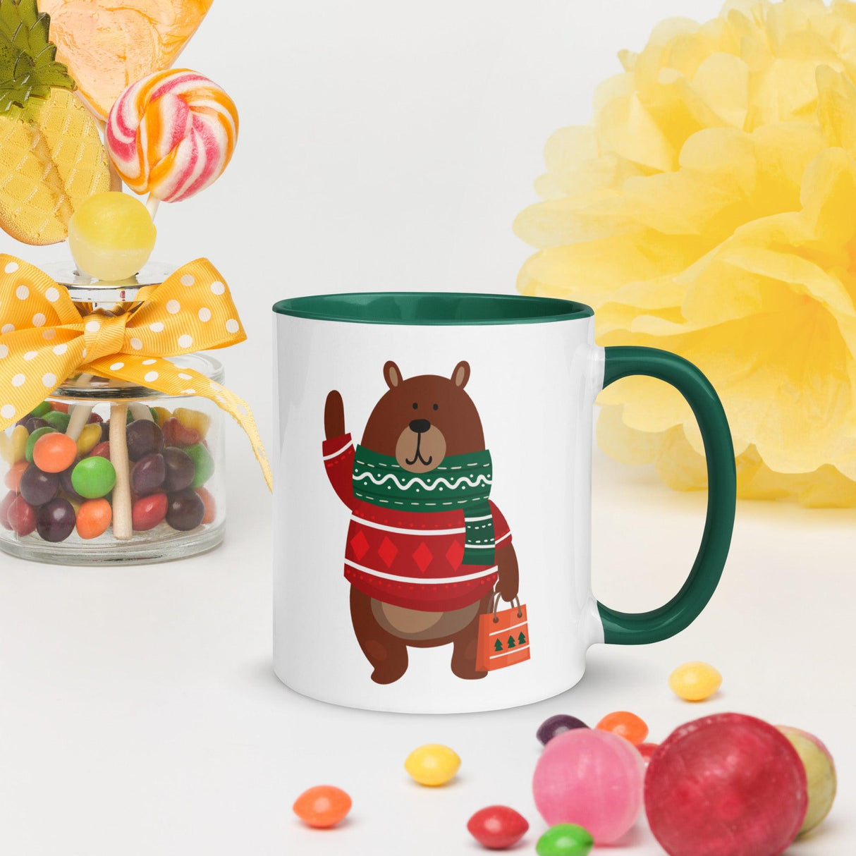 Christmas Bear (Christmas Mugs)-Mugs-Swish Embassy