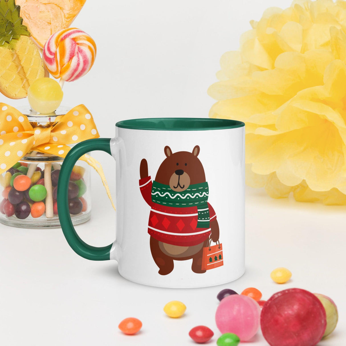 Christmas Bear (Christmas Mugs)-Mugs-Swish Embassy