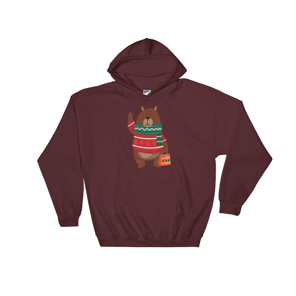 Christmas Bear (Hoodie)-Hoodie-Swish Embassy