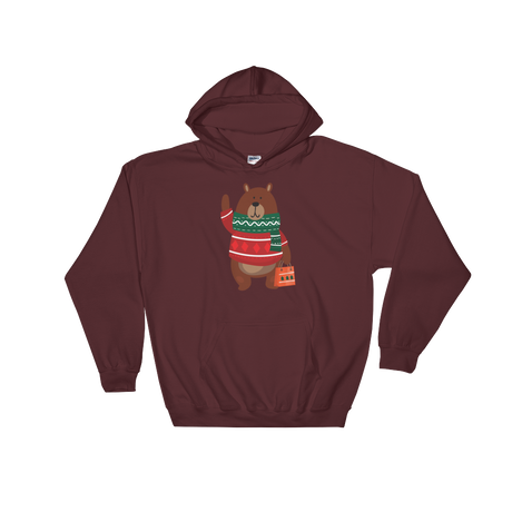 Christmas Bear (Hoodie)-Hoodie-Swish Embassy