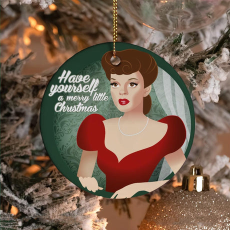 Christmas Garland (Ceramic Holiday Keepsake)-Ceramic Holiday Keepsake-Swish Embassy