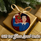 Christmas with Mame (Ceramic Holiday Keepsake)-Ceramic Holiday Keepsake-Swish Embassy