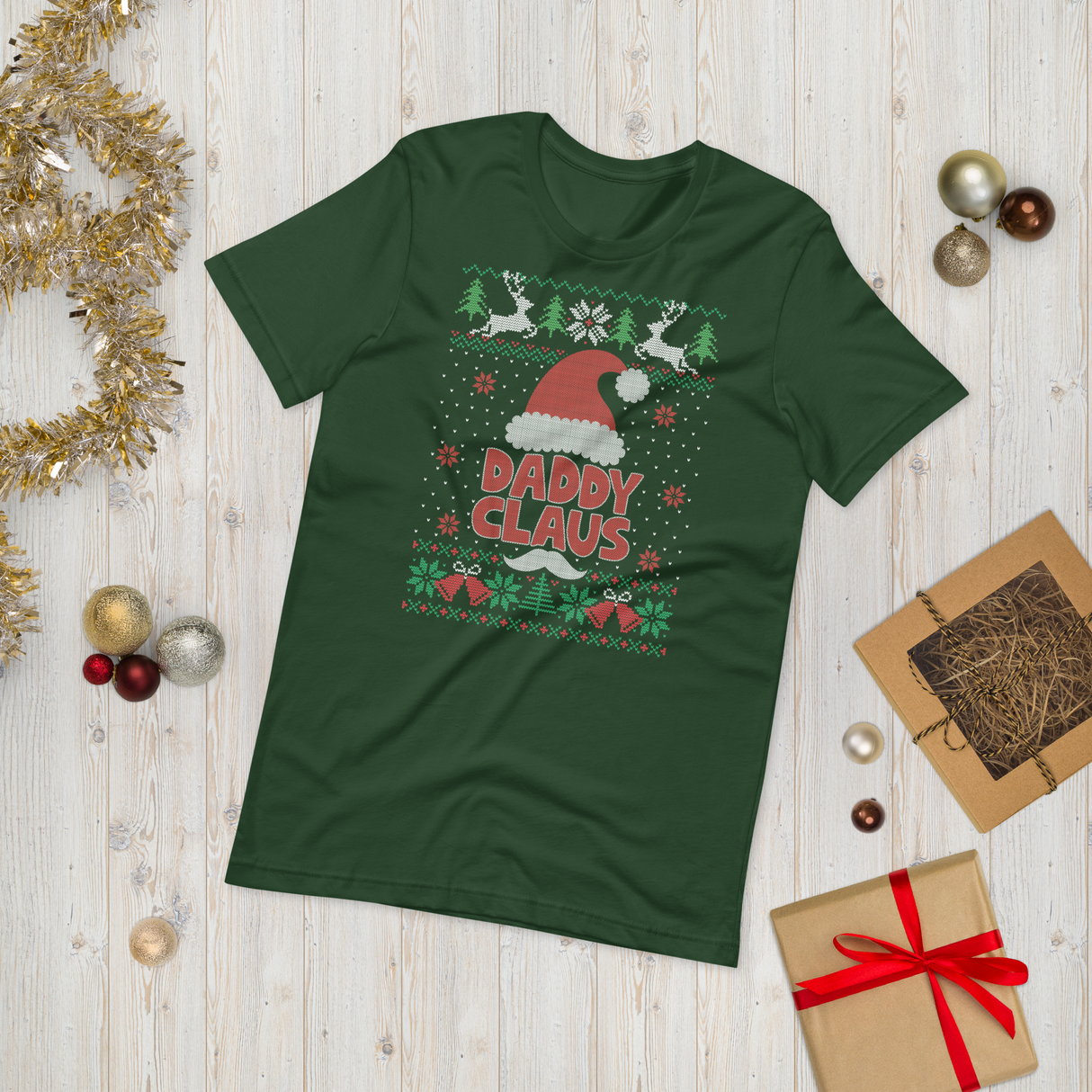 Daddy Claus (Ugly Christmas)-Ugly Christmas Apparel-Swish Embassy