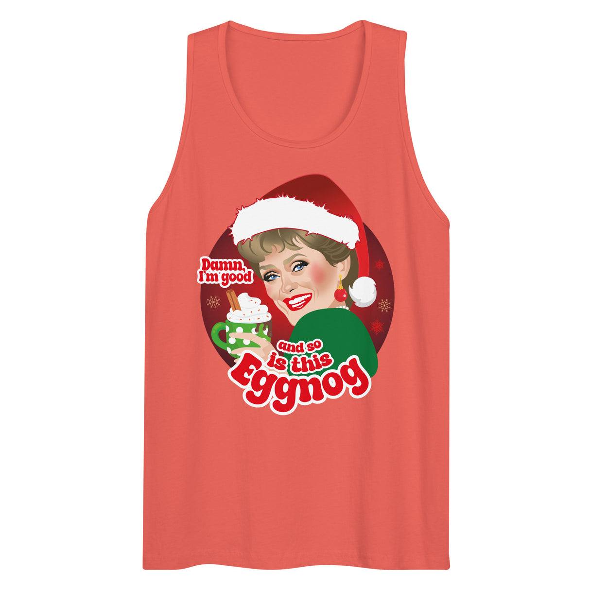 Damn Eggnog (Tank top)-Tank Top-Swish Embassy