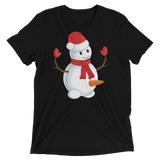 Do You Wanna Build A Snowman? (Triblend)-Triblend T-Shirt-Swish Embassy