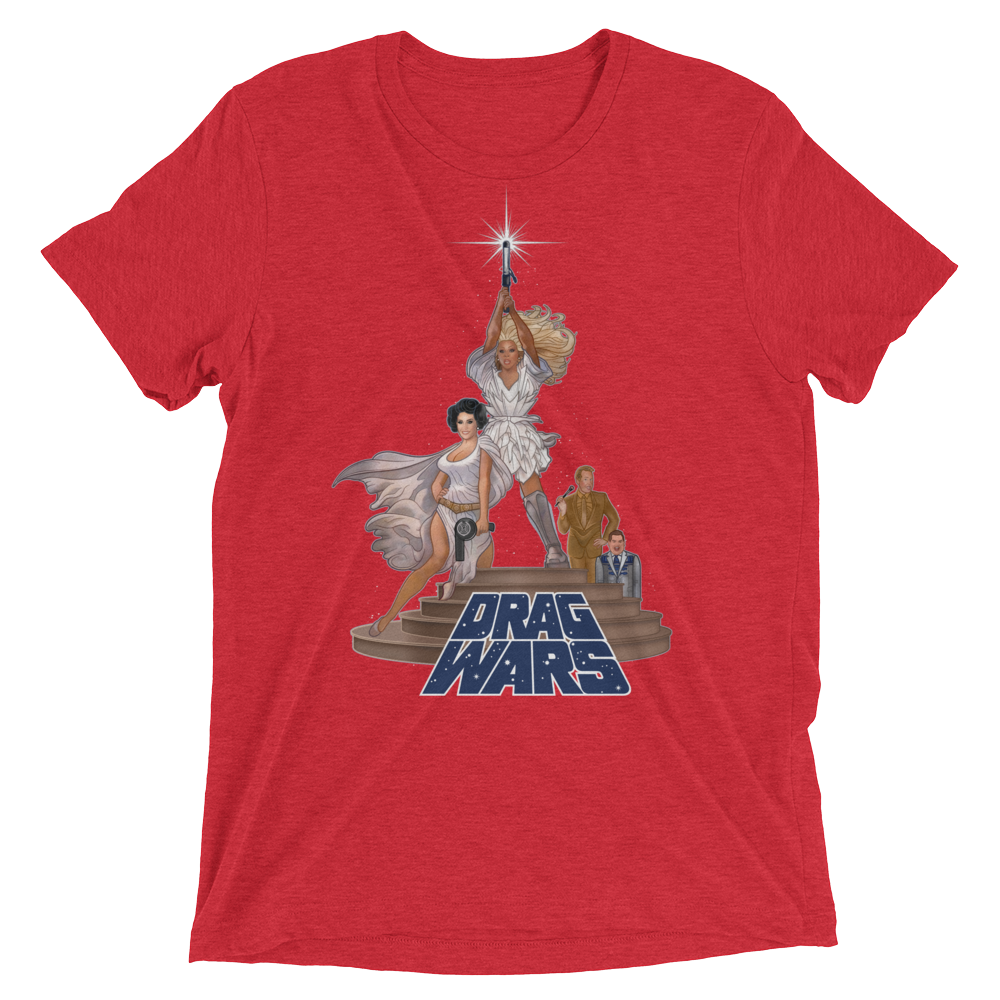 Drag Wars (Triblend)-Triblend T-Shirt-Swish Embassy