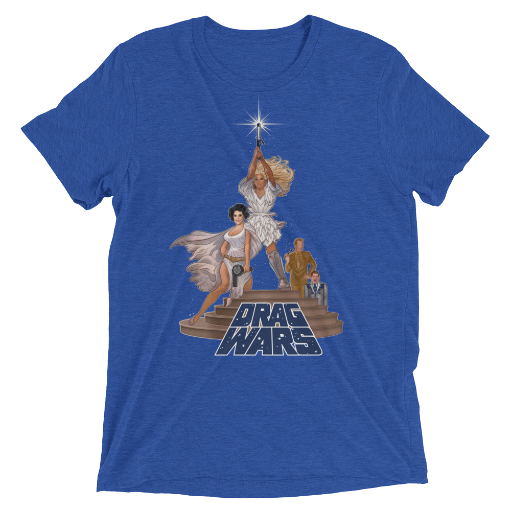 Drag Wars (Triblend)-Triblend T-Shirt-Swish Embassy